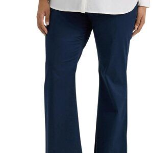 Women's Plus Size Wrinkle Free Mid Rise Bootcut Pant